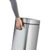 DURABLE   Abfalleimer NO TOUCH      21lt 342223    touchless, Edelstahl – Bild 2