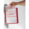DURABLE   Vario Wall, 5 Sherpa        A4 555103    Set, rot – Bild 3