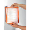 DURABLE   Sichttafelsystem VARIO Wall5 555109    orange mit 5 Sichttafeln – Bild 2