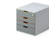 DURABLE   Schubladenbox VARICOLOR SAFE 760627    4 Schubladen, color – Bild 3