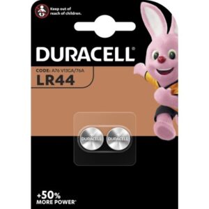 DURACELL  Knopfbatterie Specialty 76A       LR44, 1.5V             2 Stück