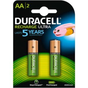 DURACELL  Recharge Ultra PreCharged DX1500    AA,HR6,2400mAh,1.2V    2 Stück