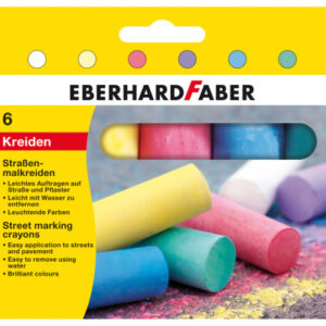 EBERHARD  Strassenkreide 526506    6 Farben ass.             Etui