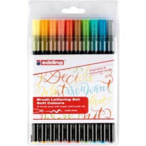 Edding    Brushpen 1340 Soft Colours 1340 E10  10 stk.