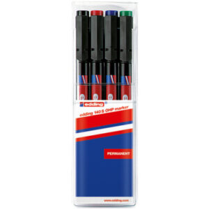 EDDING    OHP-Marker permanent         S 140-E4    4er Etui