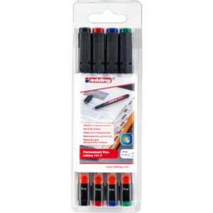 EDDING    OHP-Marker permanent         F 141-E4    4er Etui