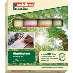 EDDING    EcoLine Textmarker 24    2-5mm 24-E4     4-farbig