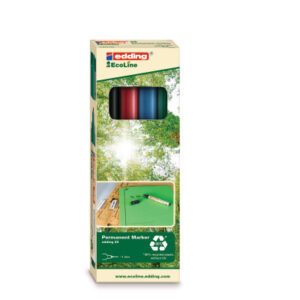 EDDING    Permanent Marker 25 E-4 25-E4     Etui, 4-farbig         4 Stück