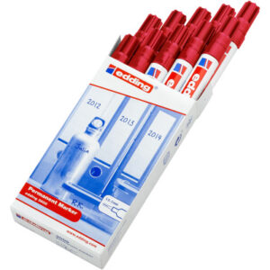 EDDING    Permanent Marker 3000  1.5-3mm 3000-2    rot, 10 Stück