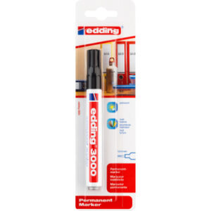 EDDING    Permanent Marker 3000  1.5-3mm 3000BLI-1 schwarz                Blister