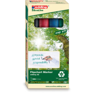 EDDING    Flipchart Marker 32      1-5mm 32-E4     4er Etui