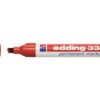 EDDING    Permanent Marker 3300    1-5mm 3300-2-10 rot                   10 Stück – Bild 2