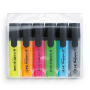 EDDING    Textmarker 345 345-E6    6 Farben ass.