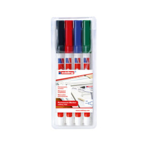 EDDING    Permanent Marker 400 400-E4    4 Farben ass.