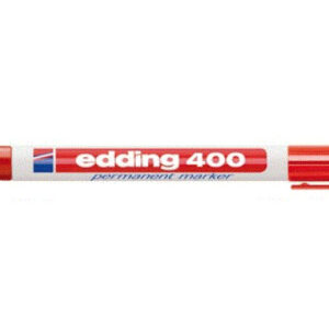 EDDING    Permanent Marker 400       1mm 400BLI-2  rot                    Blister