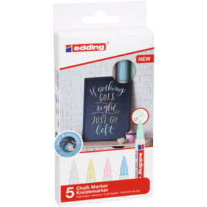 EDDING    Chalk Marker 4085        1-2mm 4085-E5-P Pastell                5 Stück
