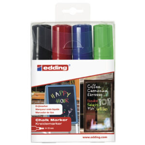 EDDING    Windowmarker 4090       4-15mm 4090-E4   4 Farben ass., basic