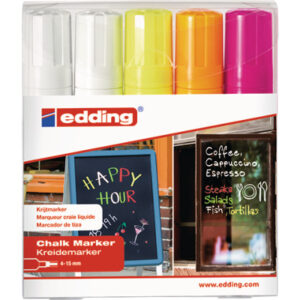 EDDING    Windowmarker 4090       4-15mm 4090-E5   5 Farben ass.
