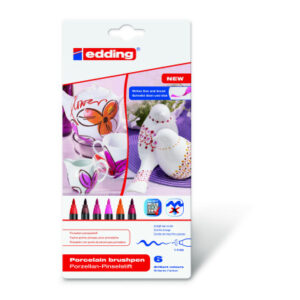 EDDING    Porzellanmarker 4200     1-4mm 4200-E6-W 6 Warm Colours