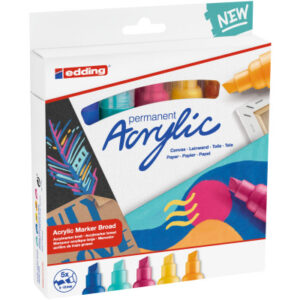 EDDING    Acrylmarker 5000        5-10mm 5000-5S   assortiert             5 Stück