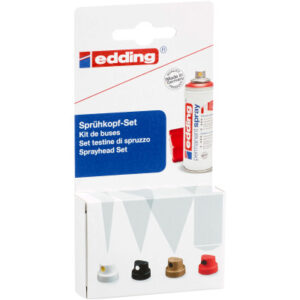 EDDING    Sprühkopfset 5200-SET  4 Farben/6 Stück       Blister