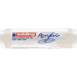 EDDING    Acrylmarker 5400  double liner 5400-922  verk.weiss sdm