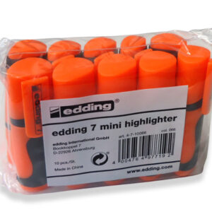 EDDING    Textmarker mini Refill-Bag 7-66      neonorange            10 Stück