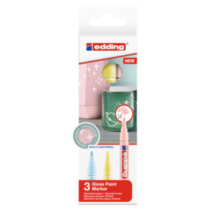 EDDING    Paintmarker 751          1-2mm 751-E3-pa pastell                3 Stück