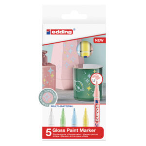 EDDING    Gloss Paintmarker 751    1-2mm 751-E5-pa pastell                5 Stück