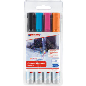 EDDING    Glassboardmarker 95    1.5-3mm 95-E4-001 4 pcs. ass.