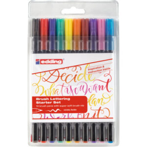 EDDING    Brushpen 1340 Starter Set E-1340E10 farbig ass.           10 Stück