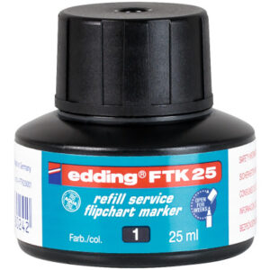 EDDING    Nachfülltusche FTK25      25ml TK-25-001 schwarz