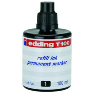 EDDING    Tinte                    100ml T-100-1   schwarz