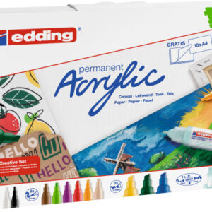 EDDING    Acrylmarker ACRYL-12S Kreativset basic      12 Stück