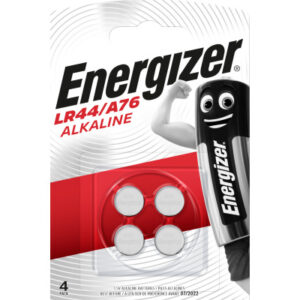 ENERGIZER Knopfzelle E30014140 L44/A76, 4 Stück