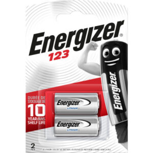 ENERGIZER Batterien CR123           3.0V CR17345   Foto Lithium Blister   2 Stück