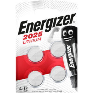 ENERGIZER Knopfzelle E30084910 CR2025, 4 Stück