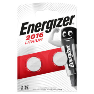 ENERGIZER Knopfzelle Lithium          3V CR2016                           2 Stück