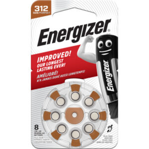 ENERGIZER Batterie E30143180 Hörgerät 312, 8 Stück