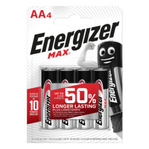 ENERGIZER Batterien Max AA          1.5V E303323700 LR6/AM3  4 Stück
