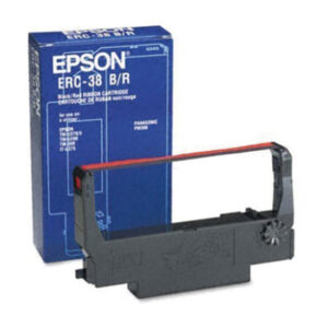 EPSON     Farbband Nylon     schwarz/rot S015376   Epson ERC 38, 1020169 1,5mio.Z