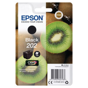EPSON     Tintenpatrone 202      schwarz T02E140   XP-6000/6005        250 Seiten