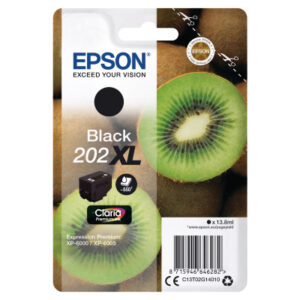 EPSON     Tintenpatrone 202XL    schwarz T02G140   XP-6000/6005        550 Seiten