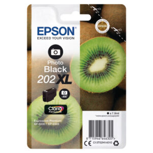 EPSON     Tintenpatrone 202XL ph.schwarz T02H140   XP-6000/6005        800 Seiten