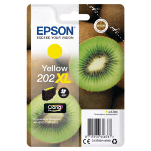 EPSON     Tintenpatrone 202XL     yellow T02H440   XP-6000/6005        650 Seiten