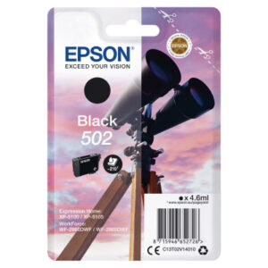 EPSON     Tintenpatrone 502      schwarz T02V140   WF-2860/XP-5100     210 Seiten