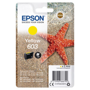 EPSON     Tintenpatrone 603       yellow T03U44010 XP-2100             130 Seiten
