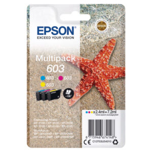 EPSON     Multipack Tinte 603        CMY T03U54010 XP-2100             130 Seiten