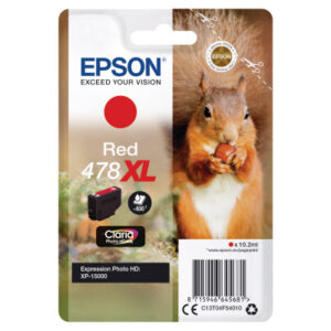 EPSON     Tintenpatrone 478XL        rot T04F540   XP-15000            830 Seiten