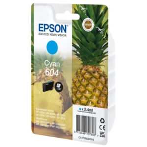 EPSON     Tintenpatrone 604         cyan T10G24010 WF-2910/30/50       130 Seiten